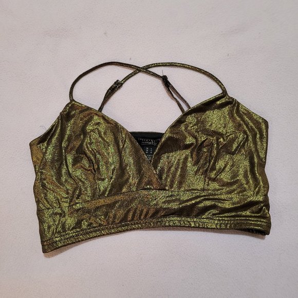 Gold Crop Top - Picture 1 of 1